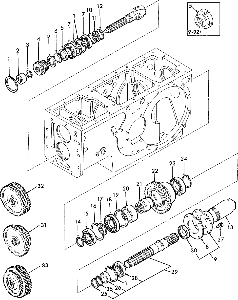 07G04 PTO GEARS, LOWER