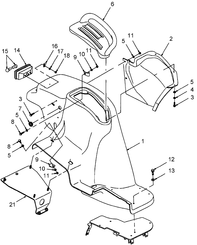 14A01 FENDERS, L.H. & RELATED PARTS