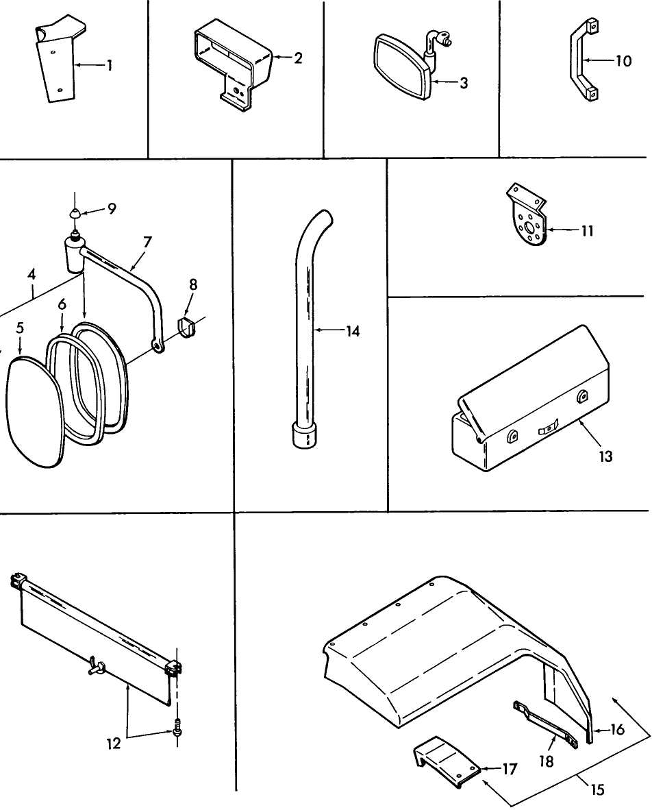 15E01 MISCELLANEOUS & FENDER EXTENSIONS - 1920, 2120 NH-E