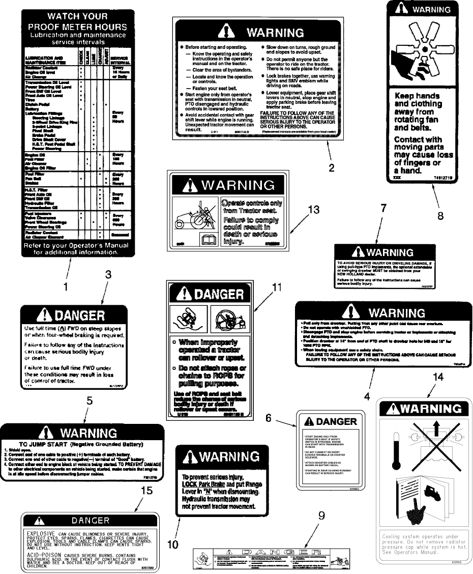 08.14 DECALS, WARNING