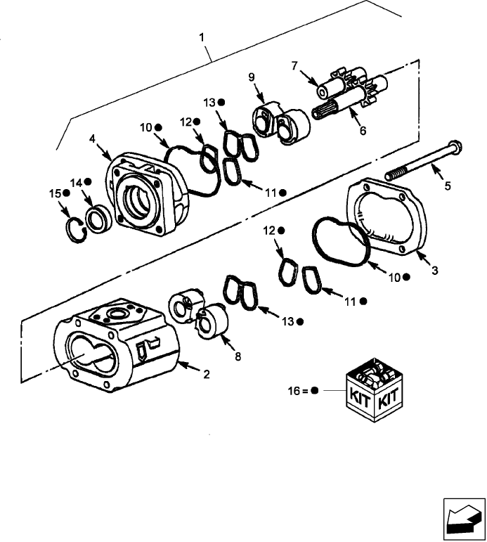 04.03.02 HYDRAULIC PUMP & REPAIR KIT