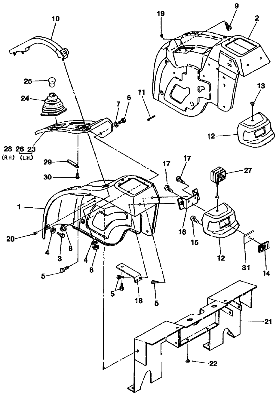 14A01 FENDERS & RELATED PARTS