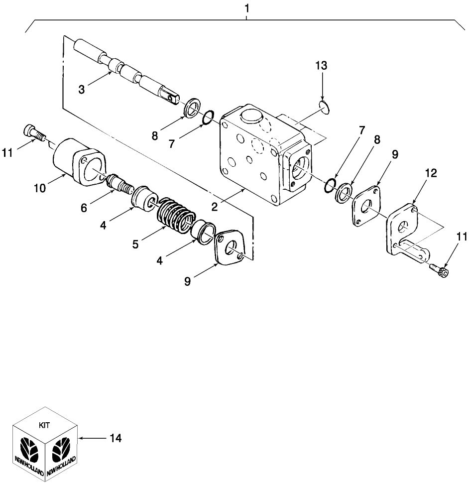 05E02 REMOTE CONTROL VALVE ASSEMBLY