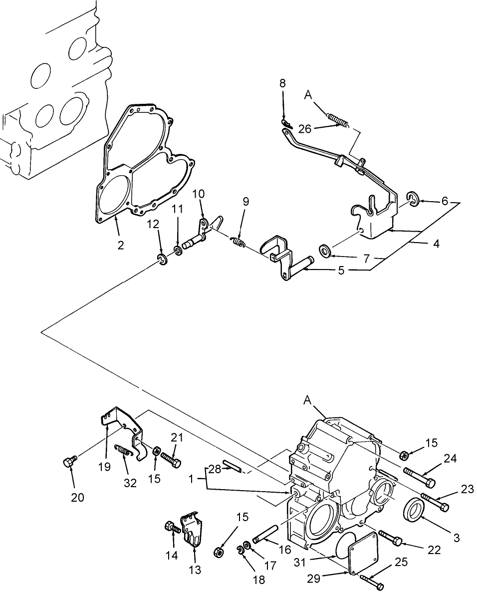 06E01 TIMING GEAR CASE