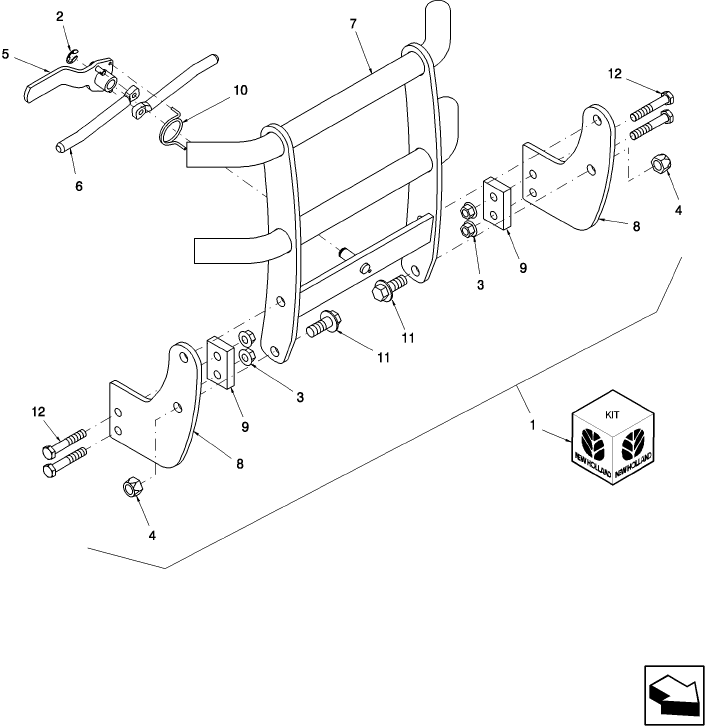 08.03 GRILLE GUARD KIT - 719849066