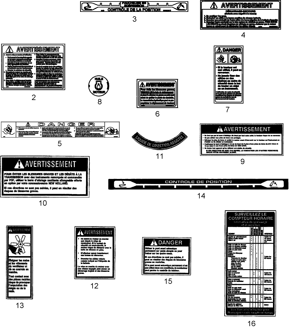 14.03  FRENCH LANGUAGE OPERATOR'S MANUAL & SAFETY DECALS  - 719184026