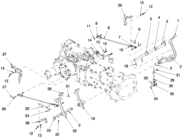 07M01 PEDALS & BRAKE LOCK (HST & 9 X 3)