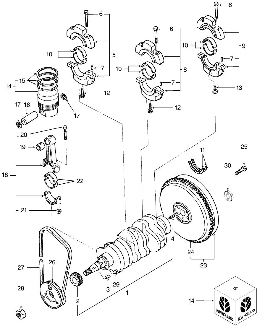 06D01 CRANKSHAFT & PISTONS