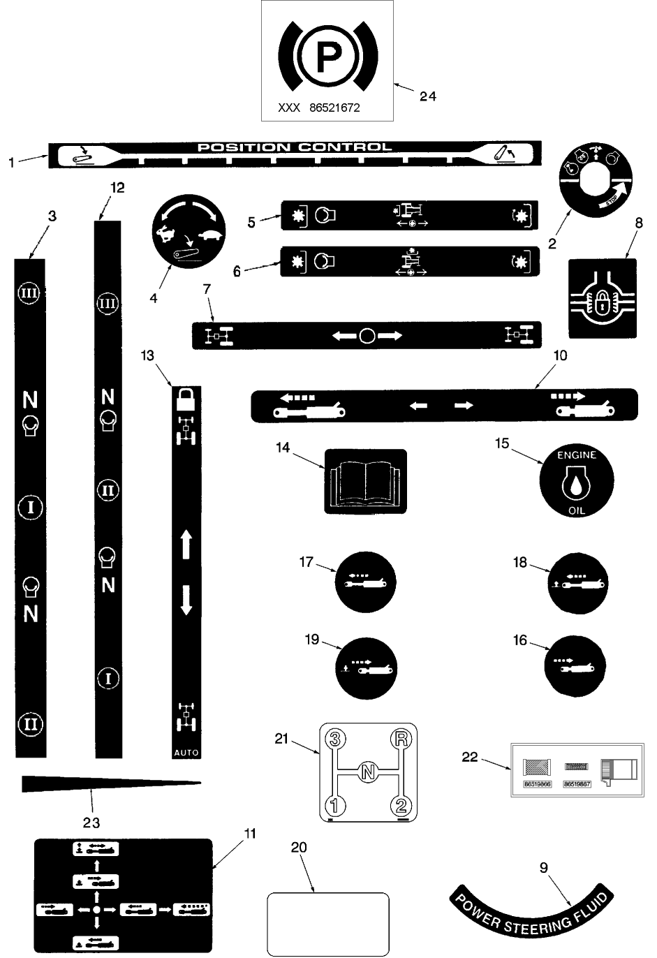 16A01 DECALS, OPERATING