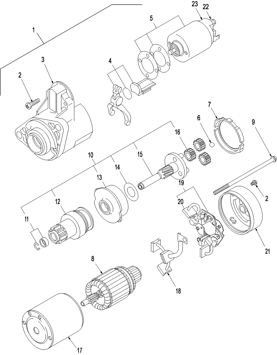 01.10 STARTING MOTOR