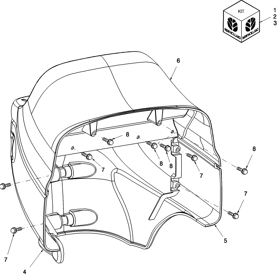 08.03.02 DELUXE SOUND KIT & REAR HOOD ASSEMBLY