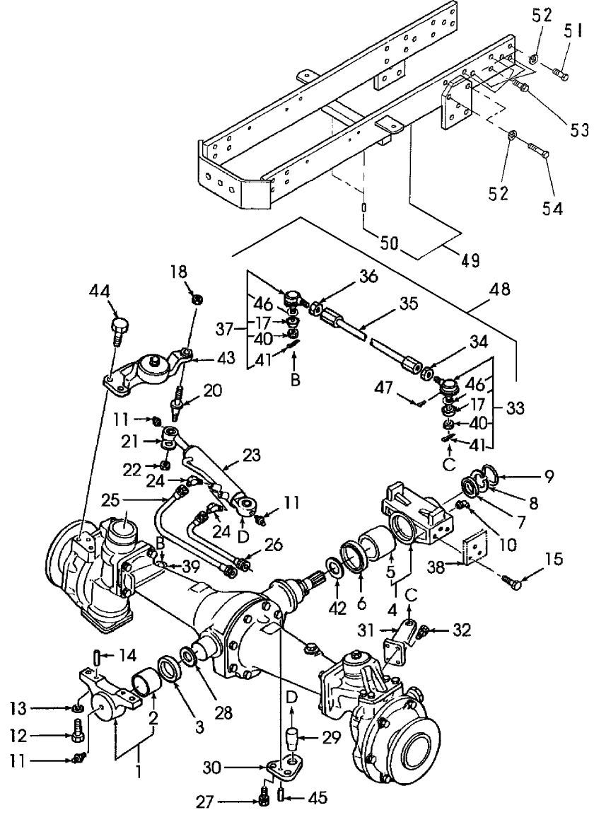 04.02 FRONT AXLE & STEERING W/FWD