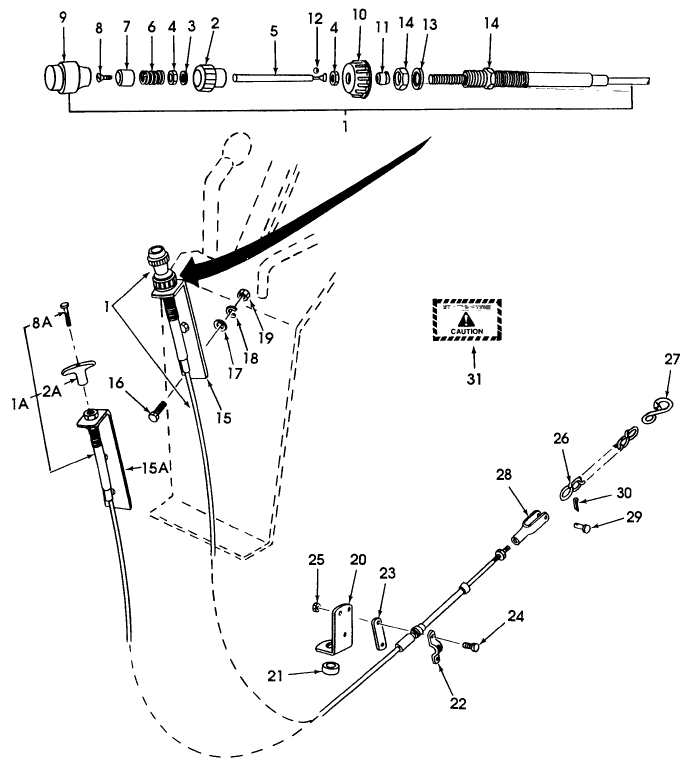 025 BACKHOE REMOTE THROTTLE KITS - 19-489 (US ONLY) - 19-692 (EXCEPT US)