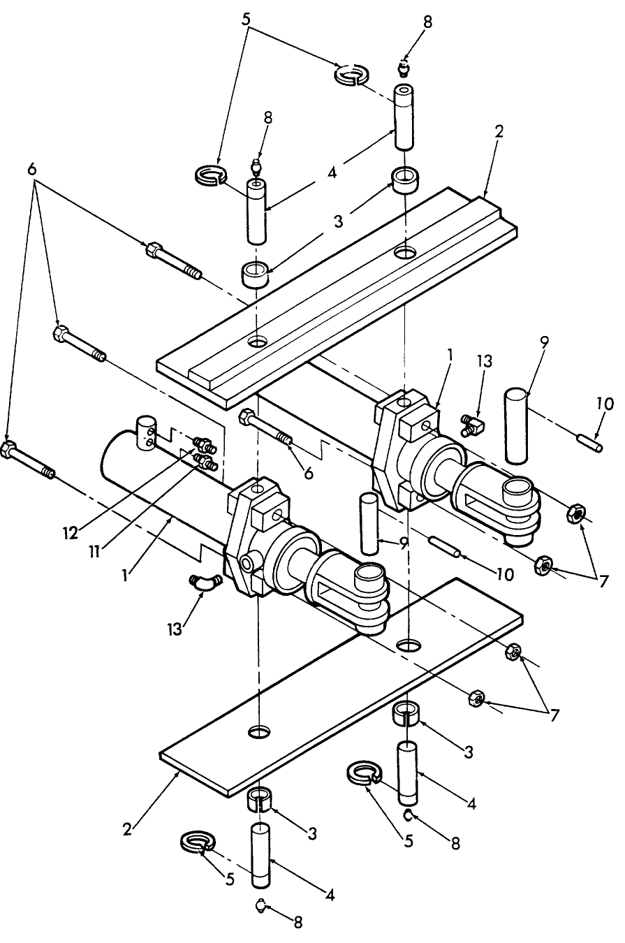 002 SWING CYLINDERS & RELATED PARTS, MODEL 19BT0010