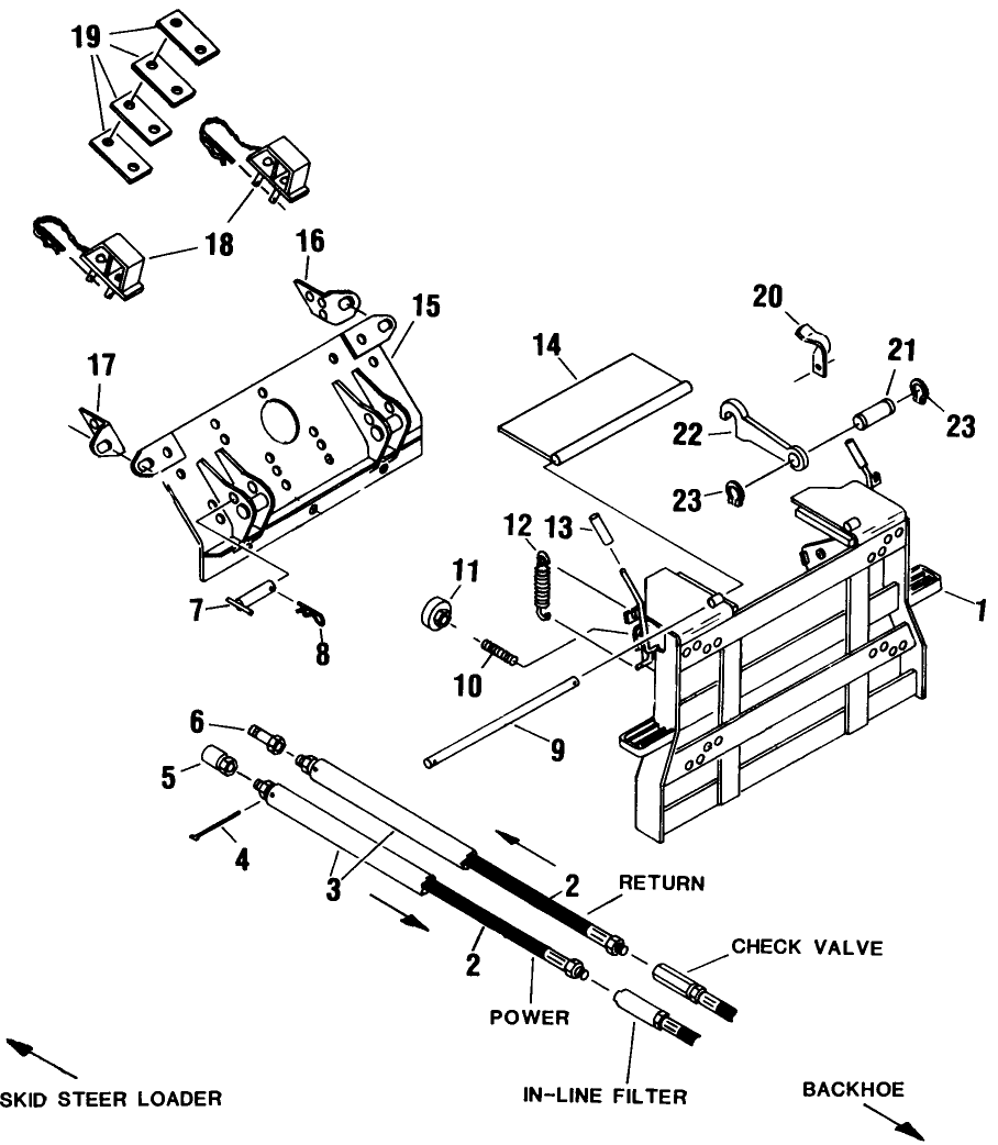 026 BACKHOE MOUNTING KIT, L450