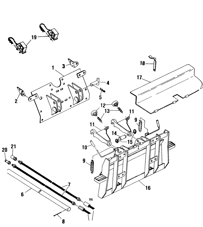 027 BACKHOE MOUNTING KIT - L550