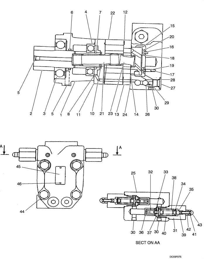 08-16(00) MOTOR ASSY, SWING