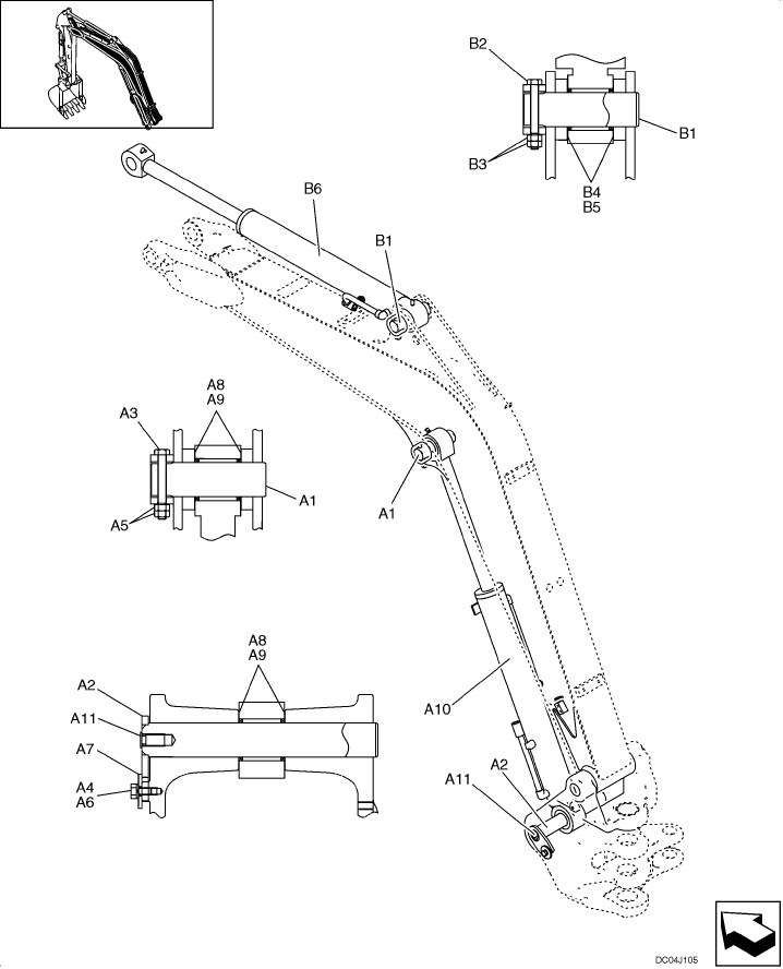 550-01(1-02) BOOM PIPING (CANOPY)