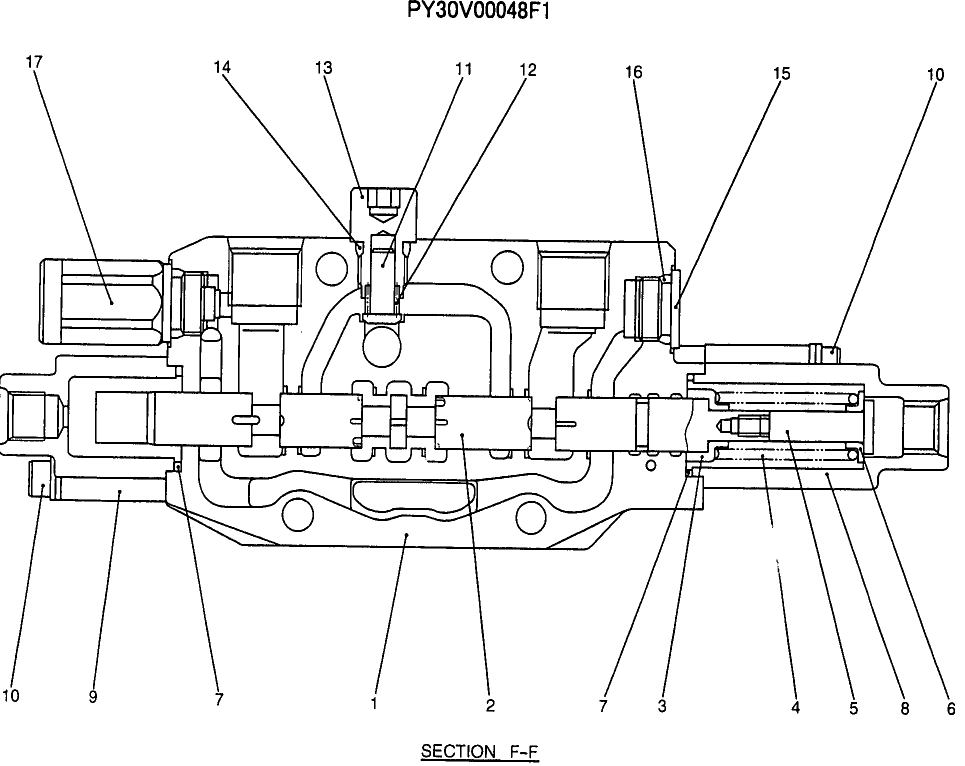 07-008 VALVE ASSEMBLY, CONTROL (BOOM SWING)