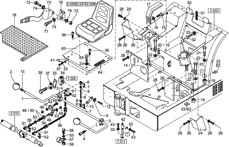 2.007(01) FLOOR FRAME - COVER