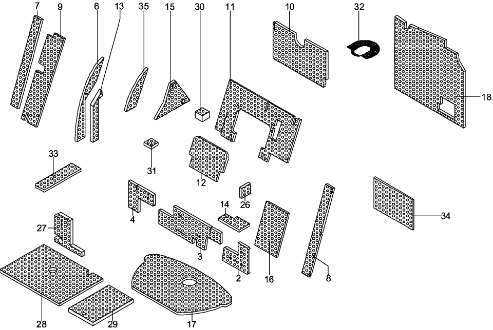 2.011(01) COVER SET - UPPERCARRIAGE