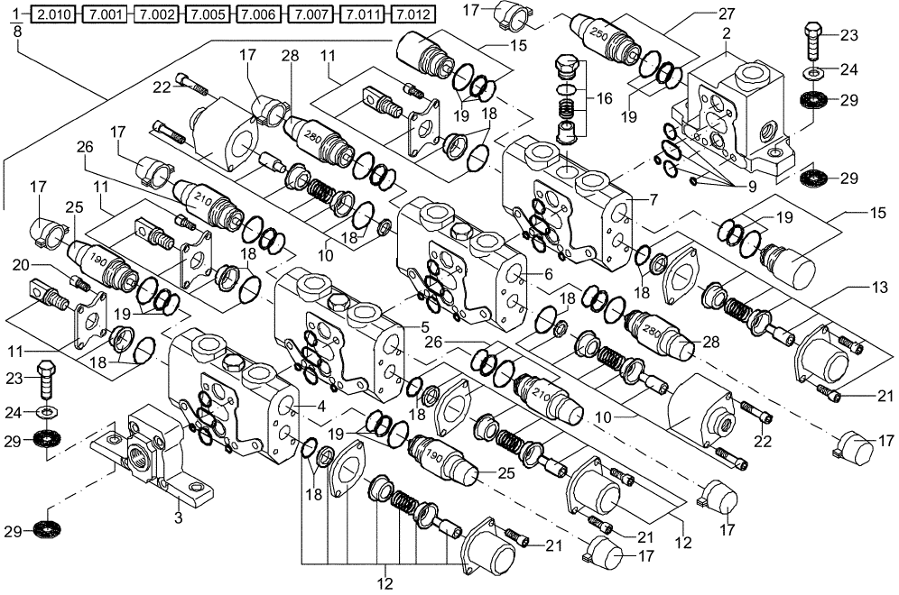 8.003(01) VALVE BANK 4 SM12 (84091982)