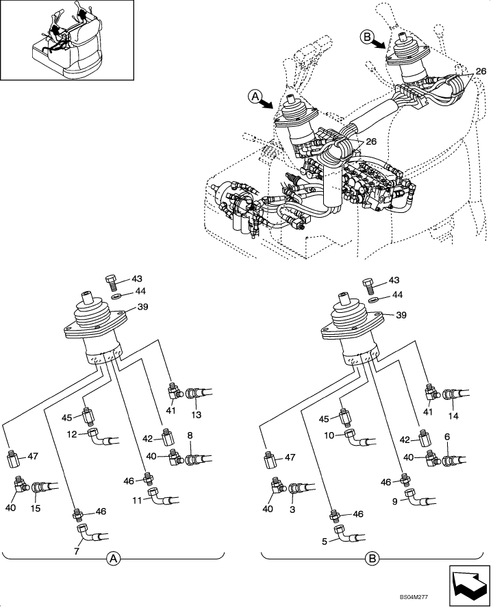 08-06(00) HYDRAULICS - PILOT CONTROL LINES, REMOTE CONTROL (A)