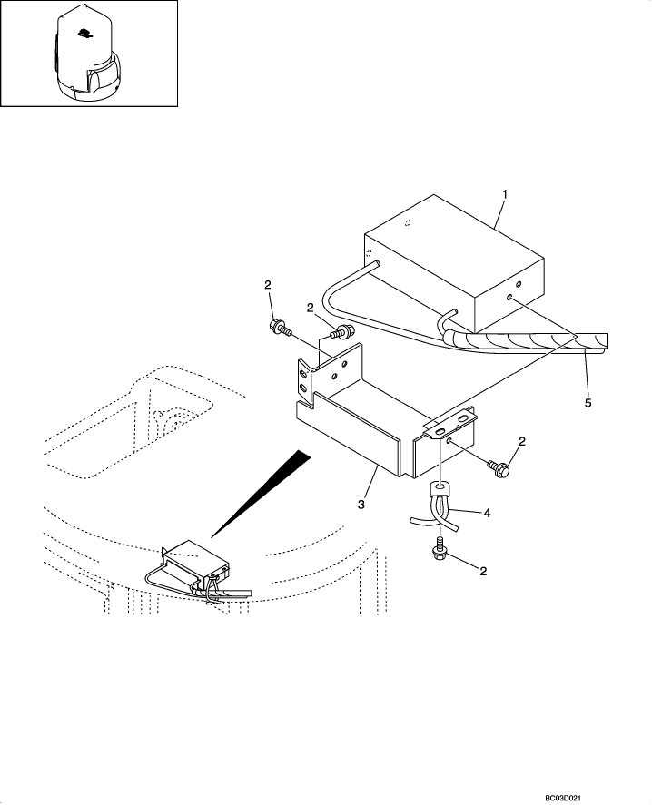 04-14(00) RADIO MOUNTING