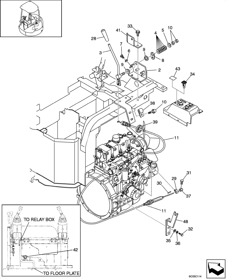 02-04(00) ENGINE, CONTROL  ASSY  WITHOUT DECELERATION