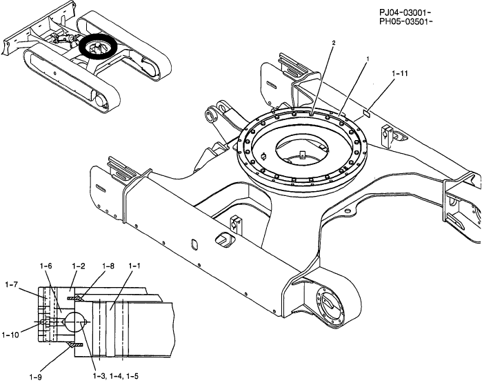 02-003 SLEWING RING ASSEMBLY