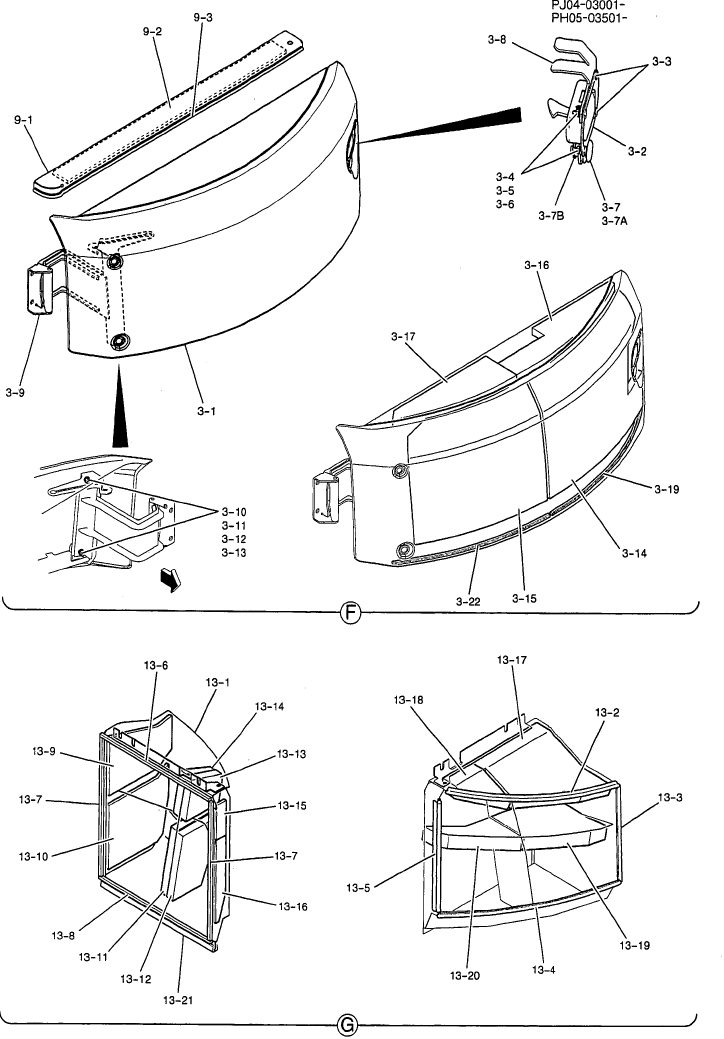 01-084 GUARD INSTAL (CANOPY) P/N PH22C01136P1