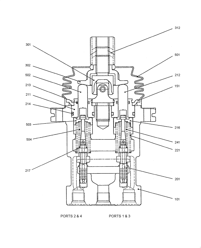 HC800-01(1) PILOT VALVE - COMPONENTS