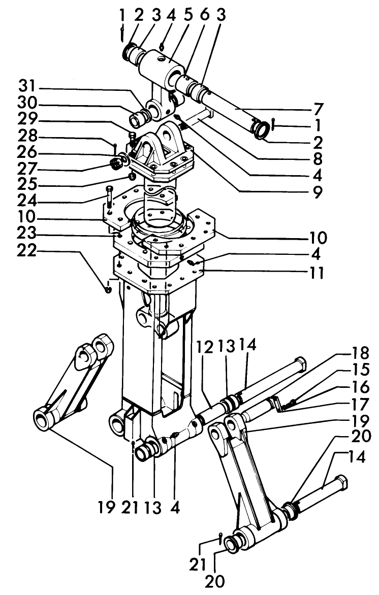 11B02 CLAMSHELL BUCKET MECHANISM