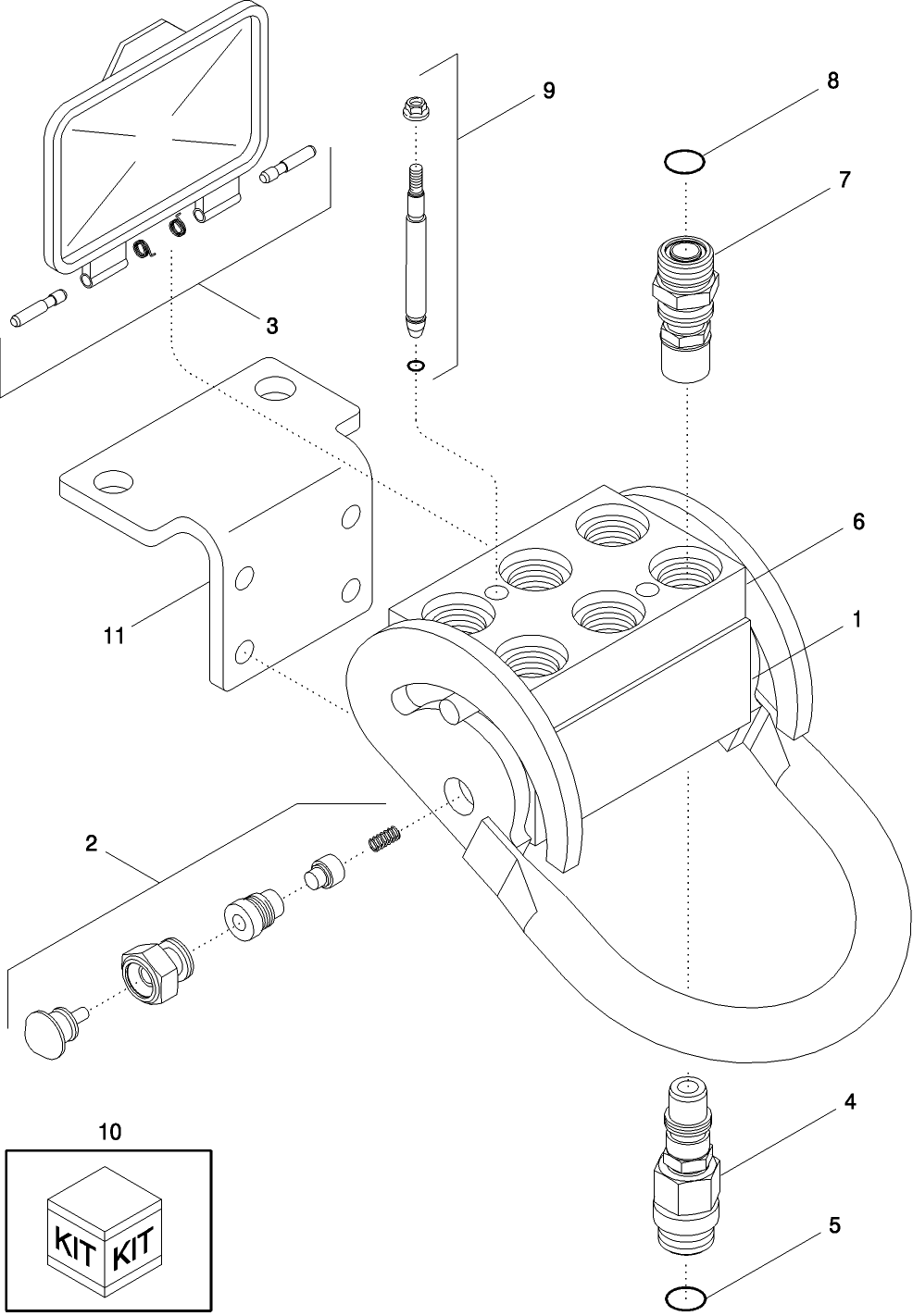 08 -09 COUPLER - FASTER ONE LEVER QUICK CONNECT