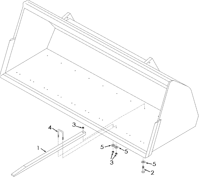 031 BUCKET TEETH KIT - 715764001 FOR 9863776, 84" & 9863801, 96" BUCKETS