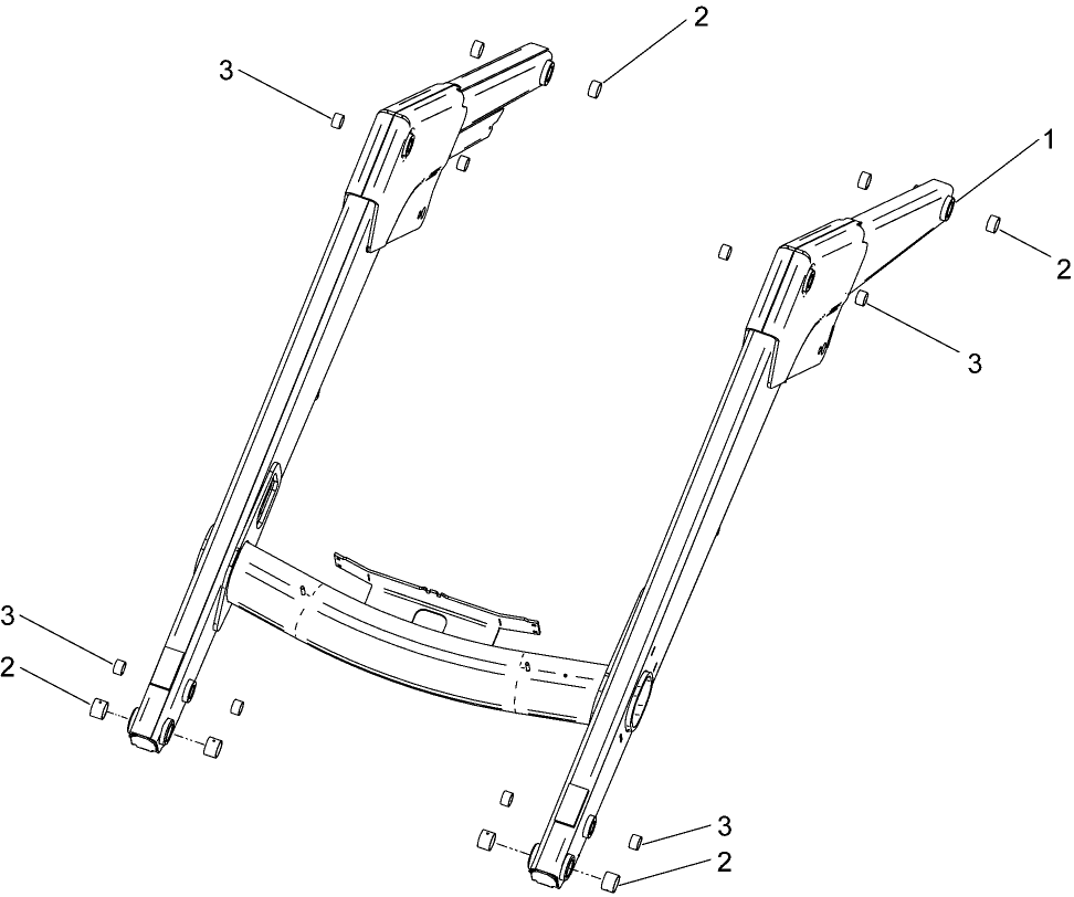 09-03 LOADER BEAM - MECHANICAL SELF-LEVELING LOADER