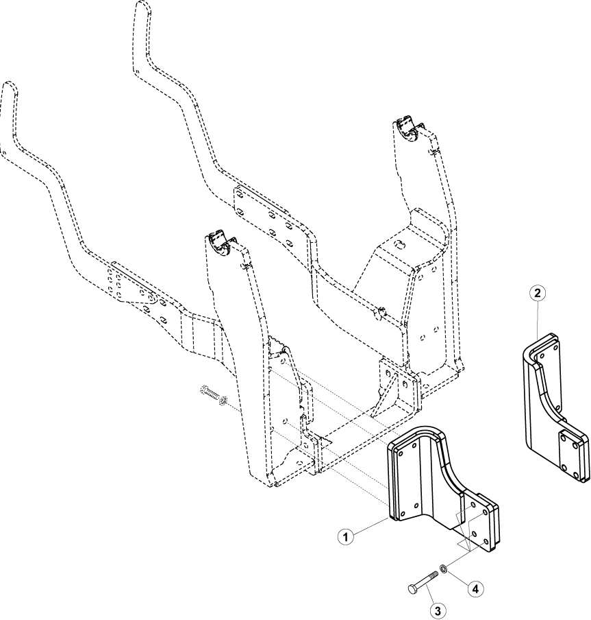 09-14 REAR BRACKET - TM TRACTORS - 715687046