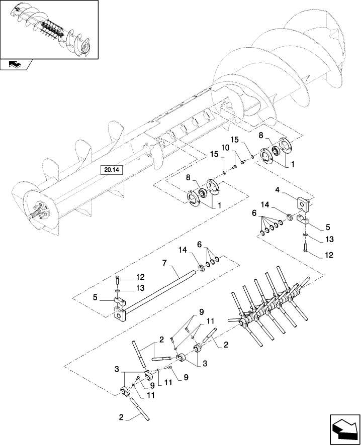 20.15(01) AUGER, WITH RETRACTABLE FINGERS