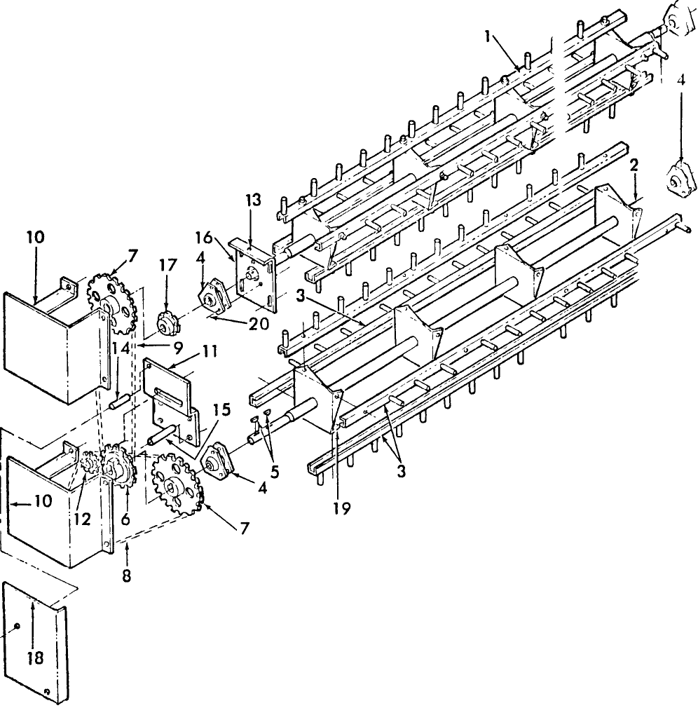 011 4-BAR BEATER ASSEMBLY