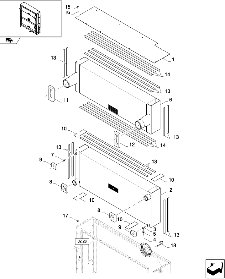 02.27(01) RADIATOR AND INTERCOOLER