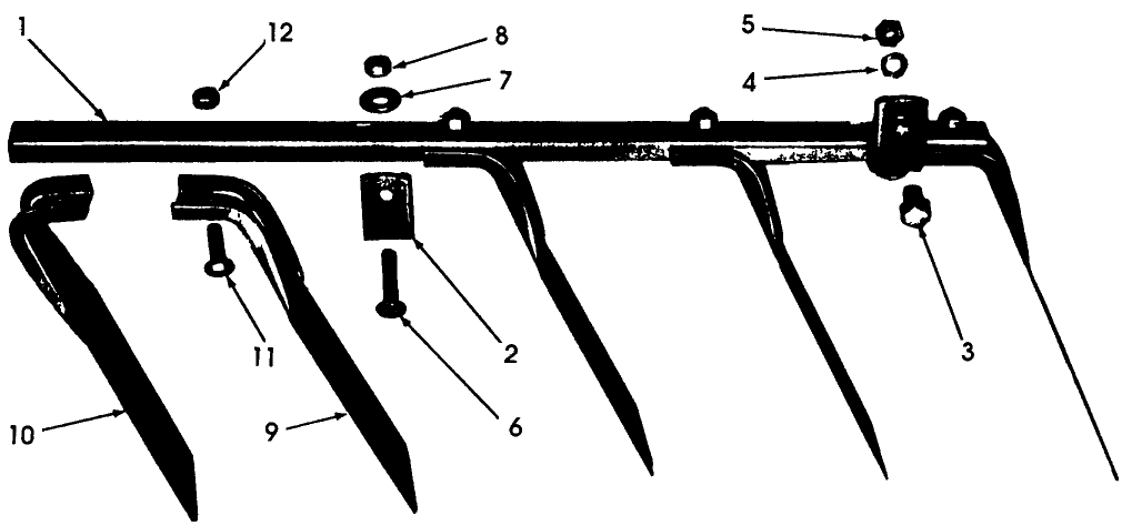 034 SCRAPER ASSEMBLIES, C, D, G & H-SERIES - 11-12,11-12B,11-13,11-14, 11-15,11-59,11-60,11-60B,11-61,11-62,11-63,11-149,11-150,11-153 THRU 11-167