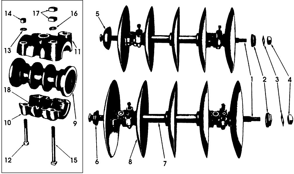 020 DISC & BEARING ASSEMBLIES, B-SERIES - 11-5,11-6,11-7,11-8