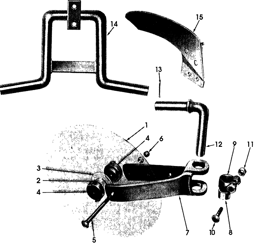 007 COULTER PARTS - 10-261,10-262,10-263,10-264,10-447,10-448