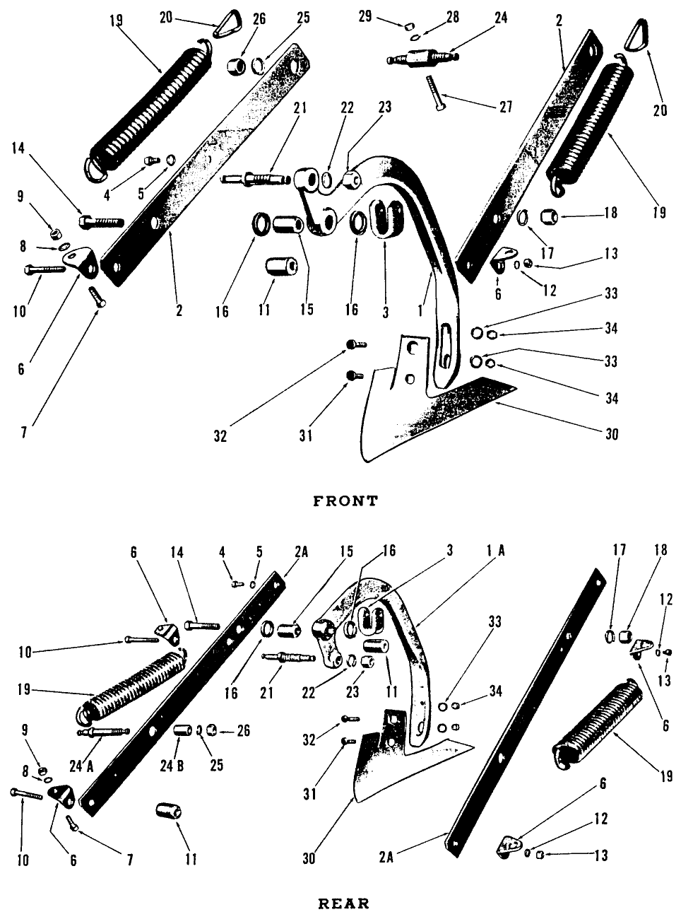 002 SHANK ASSEMBLIES - 10-95, 10-95A, 10-95B, 10-95C, 10-105, 10-105C, 10-106, 10-106C, 10-634, 10PT0023