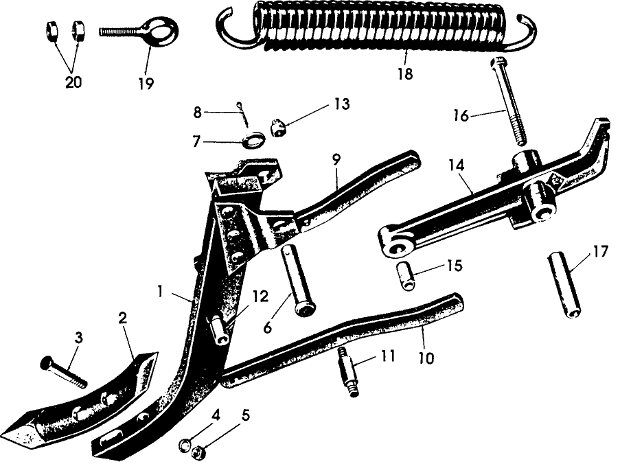 016 TRIP SHANK PARTS - 10-284, 10-285, 10-286, 10-287