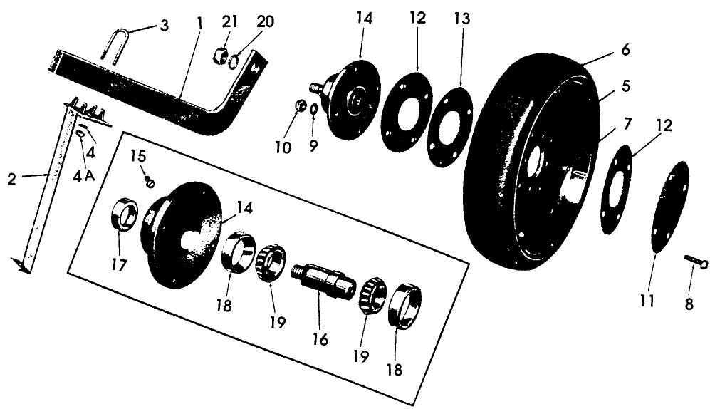 017 GUAGE WHEEL PARTS, GUAGE WHEEL ATTACHMENT - 10-291