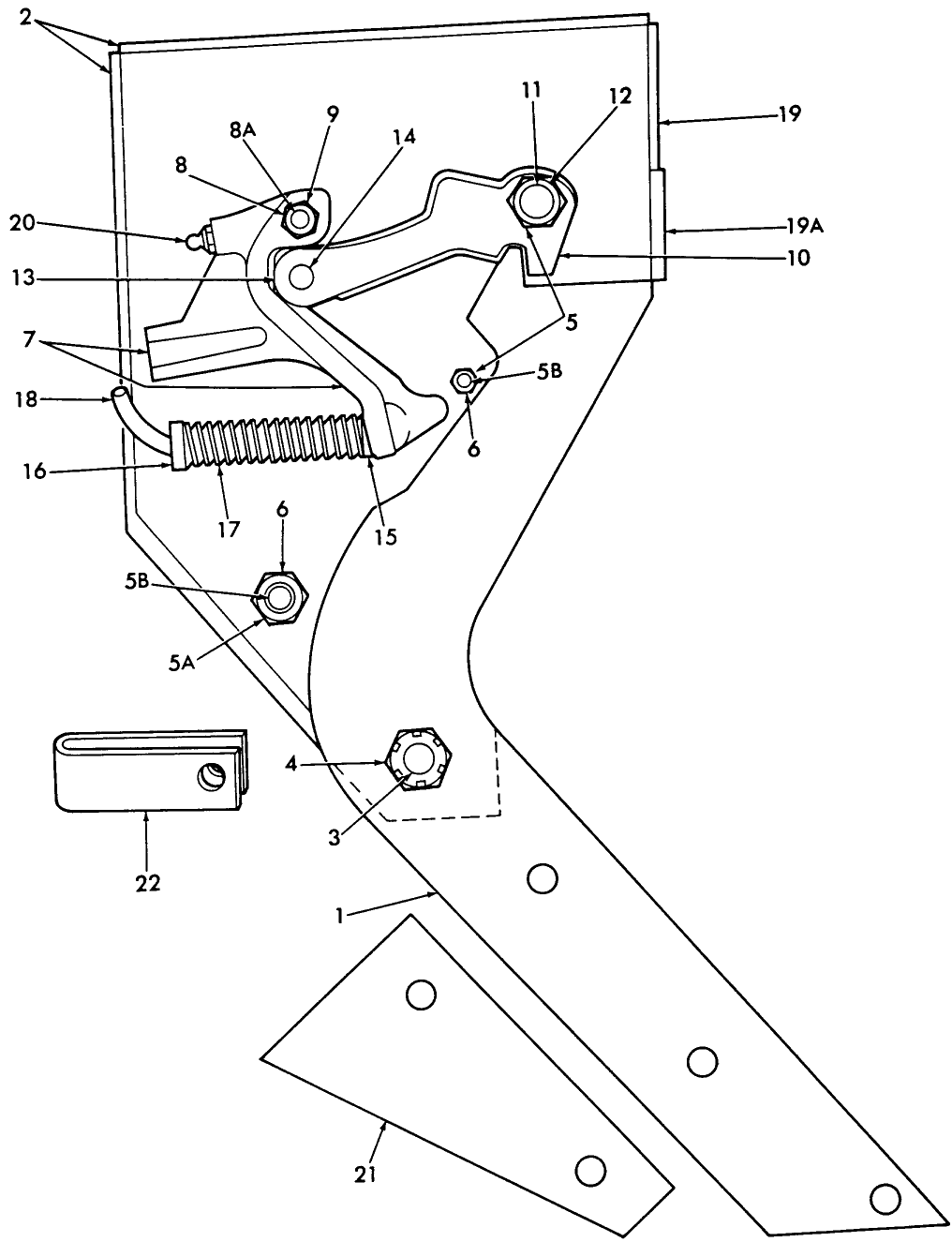 002 SPRING TRIP BEAM PARTS - 10-482,10-492,10-531,10-533