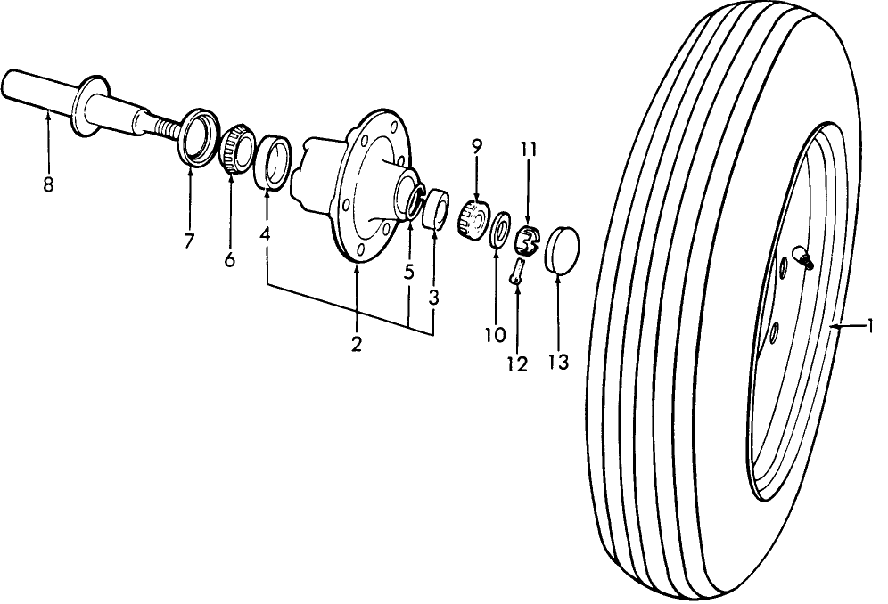 007 SEMI-MOUNTED HITCH, GAUGE WHEEL PARTS - 10-487,10-535