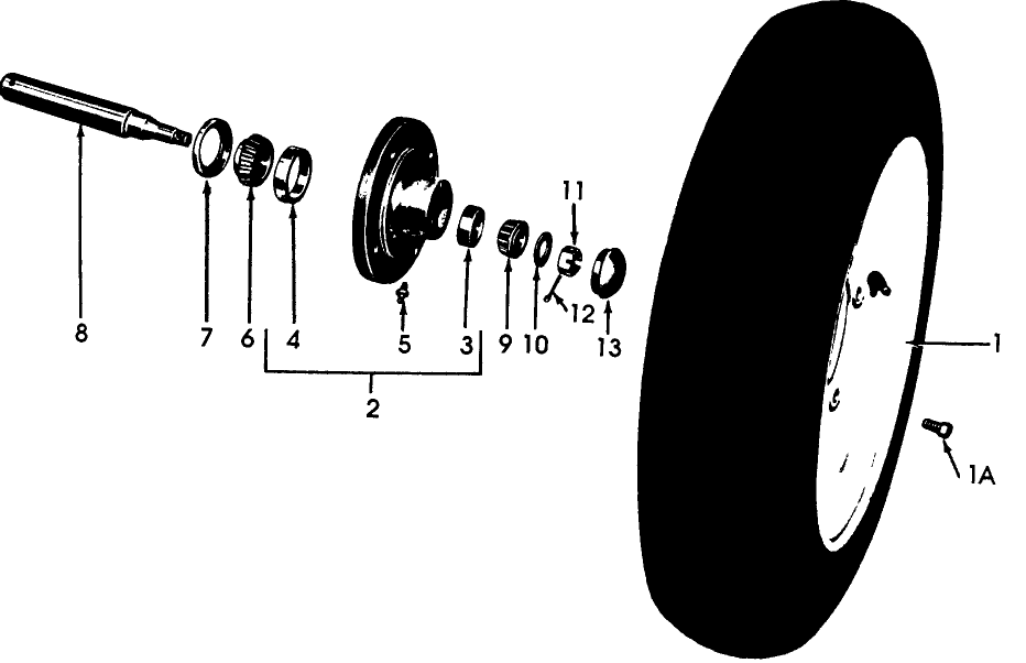 008 FURROW WHEEL & RELATED PARTS, SEMI-MOUNTED HITCH - 10-557,10-589