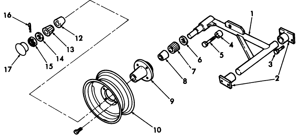 007 GAUGE WHEEL, 3 BAR MOUNTED - 131-SERIES